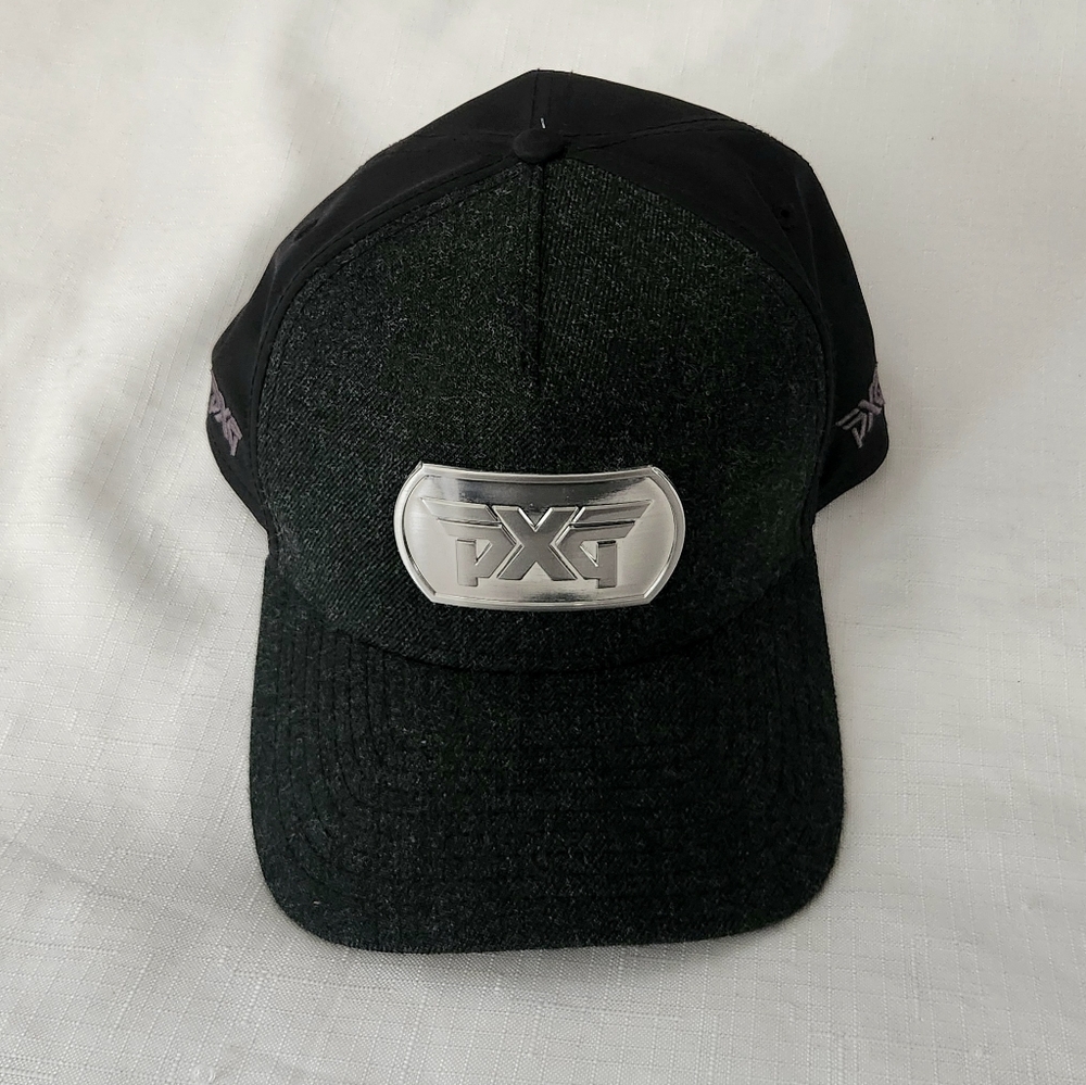 New Era X PXG Chrome Dog Tag Spellout Golf Hat OS snapback Limited Edition Rare